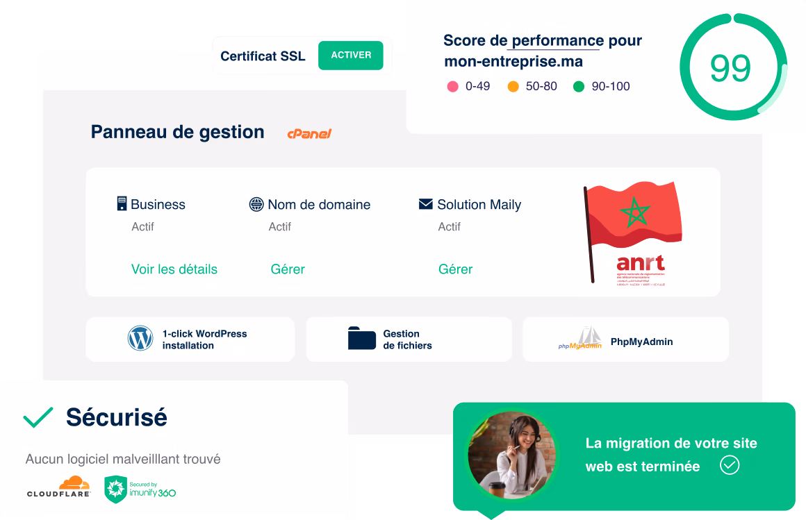 Hébergement web Maroc